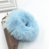 Anel de cabelo de pelo de coelho de imitação transfronteiriço cor sólida bola de pelúcia corda de cabelo bola de pelúcia elástico de borracha cos macio fofo lolita emocionante barraca