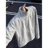 Jaqueta Bombeiro Patchwork Desconstruída Americana Masculina Primavera/Outono Alto Senso de Design Rebelde Cool Caimento Limpo Gola Alta Roupa Exterior