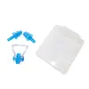 Tampões de Ouvido de Silicone Especiais para Natação Impermeáveis Snorkel Tampão de Ouvido Macio Clipe de Nariz terno Tampão de Nariz para Natação Confortável Caixa
