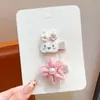 Presilha Lateral Fofa Versátil para Menina Presilha de Cabelo Doce Sem Costura para Crianças Estilo Doce Colorida Presilha para Franja de Meninas Acessórios de Cabelo