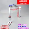 Pieza de Fijación en Forma de U Soporte Galvanizado Abrazadera para Tubo Cuadrado tipo Silla Abrazadera de Aro de Ángulo Recto en L Código de Ángulo L