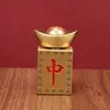 Fichas de mahjong directas de fábrica con monedas de oro giratorias para mesas de té de oficina, juguetes antiestrés que atraen la fortuna, venta al por mayor