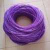 Cesta redonda de plástico de ratán completamente nueva, sólida, 2.4, material tejido, tira de plástico hecha a mano para bricolaje