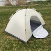 Barraca de Campo Automática para Camping ao Ar Livre, Portátil, Dobrável, Abertura Rápida, à Prova de Chuva e à Prova de Sol, para 2-4 Pessoas com Toldo, Design de Abertura Rápida