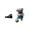 Nuevo Perro de Patada Plana de Acrílico Clip Decorativo para Salida de Aire Acondicionado de Coche Aromaterapia Perfume para Coche
