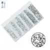 Venda Quente Transfronteiriça Cor para Nail Art Diamante para Nail Art Broca de Vidro com Fundo Plano Strass para Nail Art Acessórios de Joias DIY