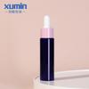Xumin em estoque material de embalagem cosmética Frasco Azul de 30ml Anel de cor do corpo frasco conta-gotas amostra de essência líquida sub-frasco