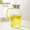 Jarra de Agua Fría de Vidrio, Resistente a Altas Temperaturas, Tetera de Gran Capacidad, Vaso de Agua Fría para el Hogar, Recipiente para Agua Hirviendo, Jarra para Jugos, Jarra