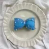 Novos Acessórios DIY de Laço de Bolinhas Tecido Artesanal Algodão Estofado Joias Acessórios para Cabelo Acessórios para Roupas Lote