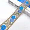 Novos acessórios de estilo étnico renda fios dourados florzinhas fita código de barras acessórios de vestuário DIY vendas diretas da fábrica