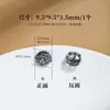 Accesorios de plata antigua, portacuentas, portaflores, tapas para cuentas, separadores de cuentas, almohadillas, accesorios para pulseras de cristal para manualidades, plata 99.9%