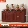Mesa de Altar Budista con Gabinete, Altar Budista, Santuario, Gabinete de Estatua de Buda Estilo Chino Nuevo, Sala Doméstica de Doble Capa Tres Capas, Mesa de Hadas