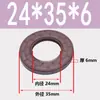 Retentor de óleo com esqueleto FKM conjunto completo de tamanhos FKM 17-27mm retentor de água para perfuratriz de água retentor de óleo resistente a altas temperaturas anel de vedação