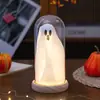 Luz de Fantasma Popular Transfronteriza para Halloween con Cubierta de Vidrio, Adorno Decorativo Creativo, Luz Ambiental, Luz de Noche Espeluznante