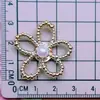 Números de Pedrería Coloridos 100, Cisne, Flor, Abeja, Dijes DIY para Zapatos, Decoraciones para Fundas de Teléfono, Pinzas para el Cabello, Accesorios de Plástico para Ropa