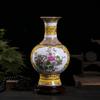 Jingdezhen Esmalte Esboço Ouro Garrafa de Recompensa Cerâmica Chinesa Artesanato Antigo Ornamentos Sala de Estar Casa Pública Porcelana