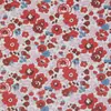 C33 cinza mesclado de bolinhas fundo pequeno floral 50D horizontal chiffon estampado tecido para vestido de roupa infantil atacado