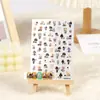 Rosa nueva muñeca de marioneta oscura pegatinas para uñas pegatinas decorativas de uñas adhesivas japonesas