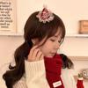 Grampo de cabelo estilo balé de Natal, chapéu de Natal, fofo, feminino, coração, todos os acessórios de cabelo, alto valor facial, franja lateral, grampo de cabelo, cocar