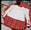 Disfraz Navideño Infantil Vestido con Estampado de Alce Capa Roja Invierno Niñas Estilo Lolita Vestido de Princesa