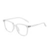 Gafas Jamie con Montura Redonda Degradada de Montura Completa Anti Luz Azul 9387 Montura de Plástico Gafas sin Graduación para Hombre y Mujer
