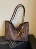 Bolso de Gran Capacidad para Mujer Otoño Retro 2025 Nuevo Versátil Simple Bolso de Hombro Casual para Viajes Diarios Bolso Tote Bolso de Mujer