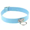Estilo Japonés y Coreano Estilo Deviruchi Harajuku Punk Remache Candado de Amor Tendencia de Moda Collar de Cuero Pulsera