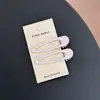 Pinza para el Cabello Ovalada de Lunares para Mujer Pinza Doble Pinza Lateral Pinza para Flequillo Tocado Hueco Pasador Nuevo con Sensación de Alta Gama Pinza para Cabello Suelto