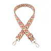 Accesorios para Bolsas de Estilo Étnico Nuevo Transfronterizos, Patrón de Rombos de Colores, Correa de Hombro Ajustable, Correa para Teléfono Cruzada de Hombro Único, Correa para Botella de Agua