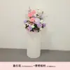 Ceremonia de Entrega de Coche Ventana Decoración de Boda Columna de Flores Arte Floral Tienda 4s Soporte de PVC de Bienvenida Columna de Papel Adornos de Decoración