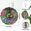 Amazon Sino dos Ventos Rotativo 3D Pendurado Decoração de Jardim Exterior Varanda de Casa Sino dos Ventos de PVC Ornamento Pendurado de Jardim