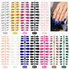 Caja de Set de Puntas para Uñas Manicura Sólida Color Mate con Brillo Estilo Francés de 288 Piezas, el Más Vendido de Amazon