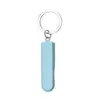 Venta al por mayor de fábrica Cortaúñas Plegable de Acero Inoxidable Portátil Llavero Cortaúñas con Funda de Cuero Logo Imprimible