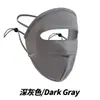 Protetor Solar Facial Anti-ultravioleta Feminino Gini de Gelo de Seda para Rosto no Verão Ciclismo Protetor Solar para Dirigir Máscara de Versão Grande