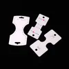 Tarjetas Plegables para Collares de Cartulina Blanca al por Mayor en Stock, Tarjetas de Exhibición para Empaquetar Colgantes de Cadena para Suéteres, Tarjetas para Joyería de Plata S925