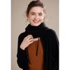 Otoño 2024 100% Cachemira Pura Casual Cálido Bufanda Gorro Grueso Jersey para Mujer Gorro para el Frío Pasamontañas