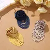 Estilo Hong Kong Retrô Elegante Tecido Rosa Borla Contas DIY Acessórios de Cabelo Adorno de Cabeça Brincos Bolsa Corsage Acessórios Material