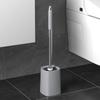 Cepillo para Inodoro para Limpieza de Baño en Casa, Sin Esquinas Muertas, con Base, Juego de Mango Largo, Cepillo de Limpieza al por Mayor