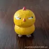 Dragón de Ojos Grandes Pollo Enojado Talla en Madera Hecho a Mano Set de Talla en Madera Maciza Decoración Creativa de Escritorio Regalo de Vacaciones Estilo Adorable
