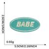 Logo bordado cartoon letras originais em inglês logo bordado patch autoadesivo emblema para sapato chapéu acessórios de vestuário adesivos de tecido