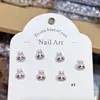 Accesorios Populares de Resina para Uñas Dibujos Animados de Peluche Accesorios DIY para Uñas Aretes Funda de Teléfono Accesorios para Uñas Portátiles