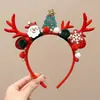 Pinza para el Cabello de Reno Navideño para Mujer Pinza para el Cabello de Fiesta Festiva Accesorio para el Peinado Accesorios de Disfraz Cosplay Lindo Doble Pinza Accesorios para el Cabello