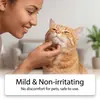 Toallitas de Limpieza para Gatos para el Pelo de la Barbilla Negra, Limpieza Suave para el Pelo de la Barbilla del Gato, Limpio, Cómodo y Refrescante