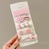 Pinza para el Cabello Estilo Coreano para Bebé, Pinza para Flequillo de Niños, Pinza Lateral para el Cabello, Pinza para la Frente de Niña, Adorno para la Cabeza y Accesorios para el Cabello Lindos
