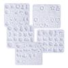 DIY epóxi pequenos brincos geométricos molde de silicone pequeno animal amor estrela brincos pingente jóias pendurado molde