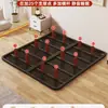 Cama Flotante Minimalista Moderna Doble de Hierro de 1.8m para Dormitorio Principal del Hogar, Engrosada y Reforzada, Sin Cabecero, Marco de Cama Tatami