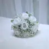 191 Buquê de Noiva Mori Buquê de Casamento Flores de Simulação Rosa Enviar Namorada Pedido de Casamento Registro Foto de Casamento Buquê