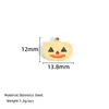 Pingentes Europeus e Americanos Pequenos Personalizados de Halloween Aço Inoxidável Acessórios de Joias DIY Colar Brincos Artesanais Acessórios de Presente