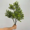 Plantas verdes artificiais, cedro, pinho, grama de primavera, plantas aquáticas, plantas para micro paisagismo, paredes de plantas decorativas, plantas em maços para inserção no solo, plantas de grama artificial estilo floresta