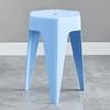 Banco de Plástico Espessado para Casa Mesa de Jantar Banco Alto Moderno Simples Moda Criativo Escandinavo Quadrado Redondo Cadeira Banco Personalização